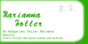 marianna holler business card